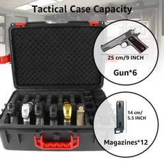 handguns & 12 magazines