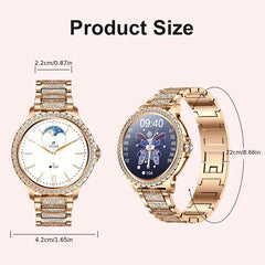 LIGE women’s HD smartwatch with fitness tracking