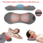 3-in-1 Lower Back Comfort Pillow with Heat & Vibration