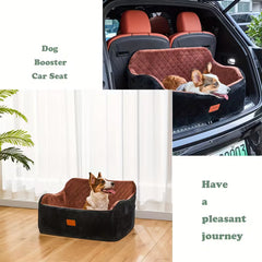 Dog Car Seat for Medium & Large Dogs – Removable, Washable & Secure Travel Bed