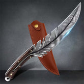 Hand Forged High Carbon Steel Boning Knife Meat Cutting Knife with Sheath