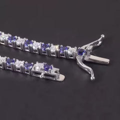 925 silver moissanite luxury bracelet gift