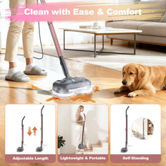 10 in 1 Electric Rotating Steam Mop Multi Purpose Floor & Household Steam Cleaner