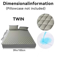 Waterproof Deep Pocket Mattress Protector Quilted Breathable Cover for 6 16 Inch Mattresses
