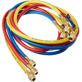 Yellow Jacket 29986 Plus II 1/4" Hose with Compact Ball Valve, 72" – Pack of 3