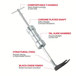 CV axle puller set for easy front-wheel drive axle removal