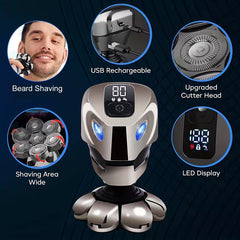 5-in-1 rechargeable 8D head shaver for men
