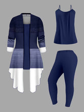 Women’s 3-piece printed cardigan suit set