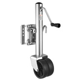 Heavy-duty swivel boat trailer jack with wheel