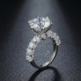 S925 Silver 3ct Moissanite Women's Ring – Elegant Jewelry