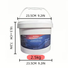 5.51LB Transparent Waterproof Sealant – Roof, Bathroom, Kitchen & Wall Leak Repair