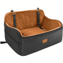 Dog Car Seat for Medium & Large Dogs – Removable, Washable & Secure Travel Bed