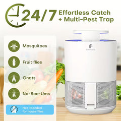 Indoor UV Insect Trap – Silent Mosquito, Fly & Moth Catcher with 3 Sticky Boards