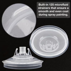 50-piece disposable paint spray cup liner system