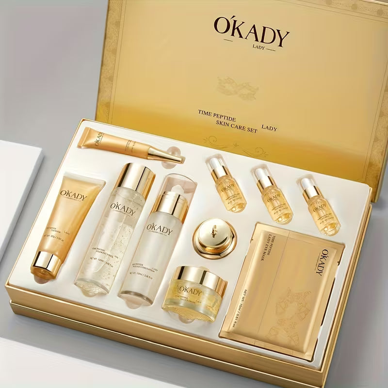 24-Piece Peptide Skincare Set – Complete Day & Night Routine for All Skin Types