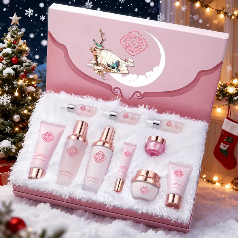 10-Piece Ganoderma Skincare Gift Set – Moisturizing & Firming Skin Care Routine