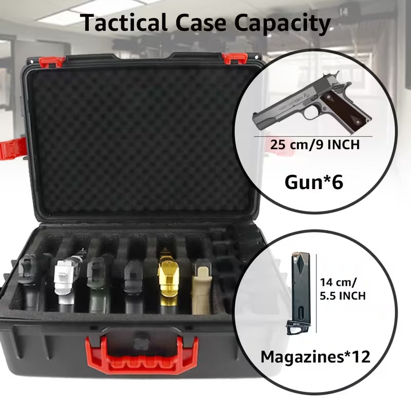 handguns & 12 magazines