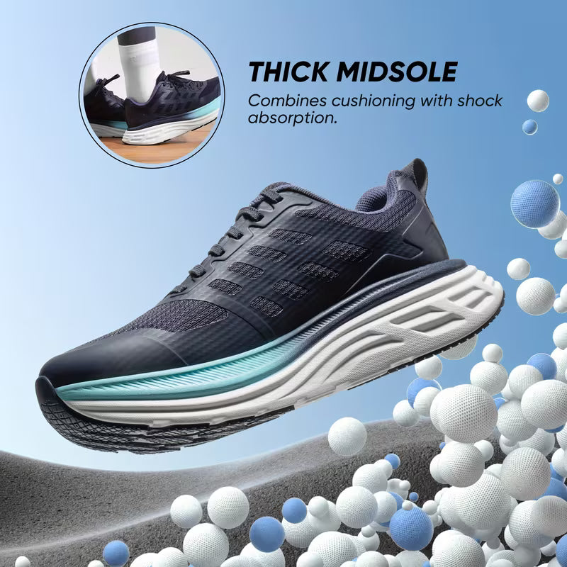 Women's Cushioned Walking & Running Shoes Breathable Athletic Sneakers