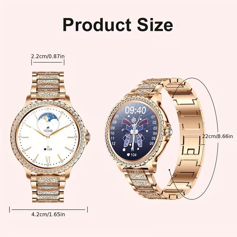 LIGE women’s HD smartwatch with fitness tracking