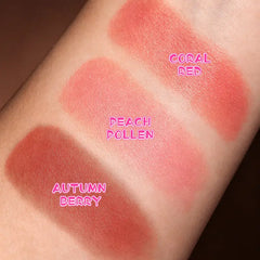 3 Color Blush Makeup Set with Mirror Compact Multi Color Face Makeup Kit