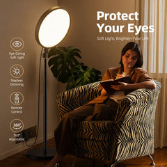 Large Ring Light with 79 Inch Stand Dimmable LED Light with Phone Holder