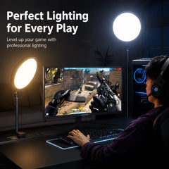 Large Ring Light with 79 Inch Stand Dimmable LED Light with Phone Holder