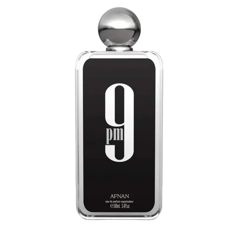 Afnan 9PM Eau de Parfum for Men Amber Vanilla Scent, 3.4 oz Spray