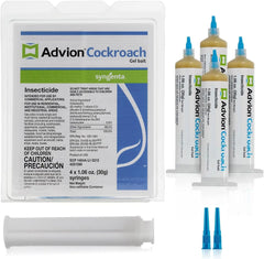 Advion Cockroach Gel Bait 4 x 30g Tubes with Plunger & Application Tips