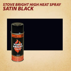 Stove Bright High Temp Spray Paint – Up To 1200°F, 12 oz
