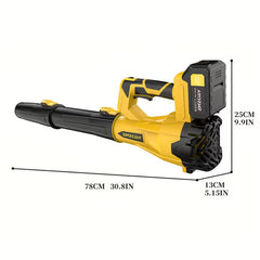 Cordless Leaf Blower with 4.0Ah Batteries, 580CFM & 160MPH