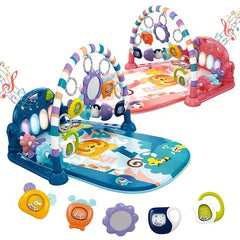 Baby Play Gym & Activity Mat Piano Play Area with Music, Lights & Sensory Toys