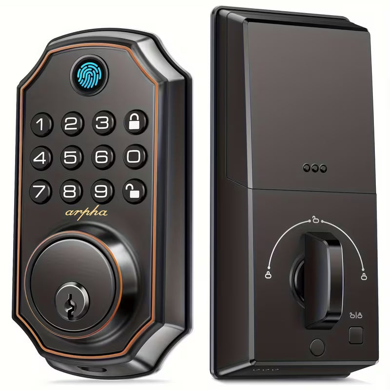 Smart Fingerprint Door Lock with Keypad – Keyless Entry, App Control & Auto-Lock