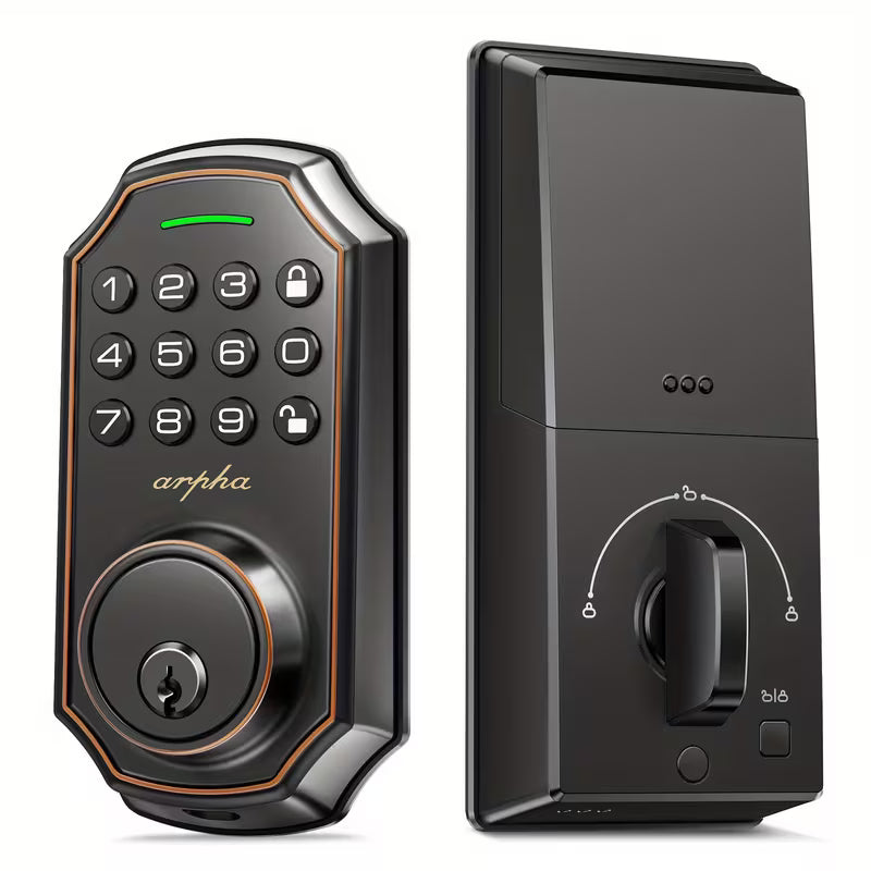 Smart Lock with Keypad – Keyless Entry, Auto-Lock & Low Battery Alert