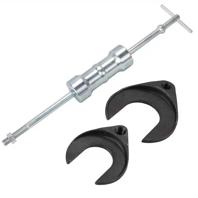 CV axle puller set for easy front-wheel drive axle removal