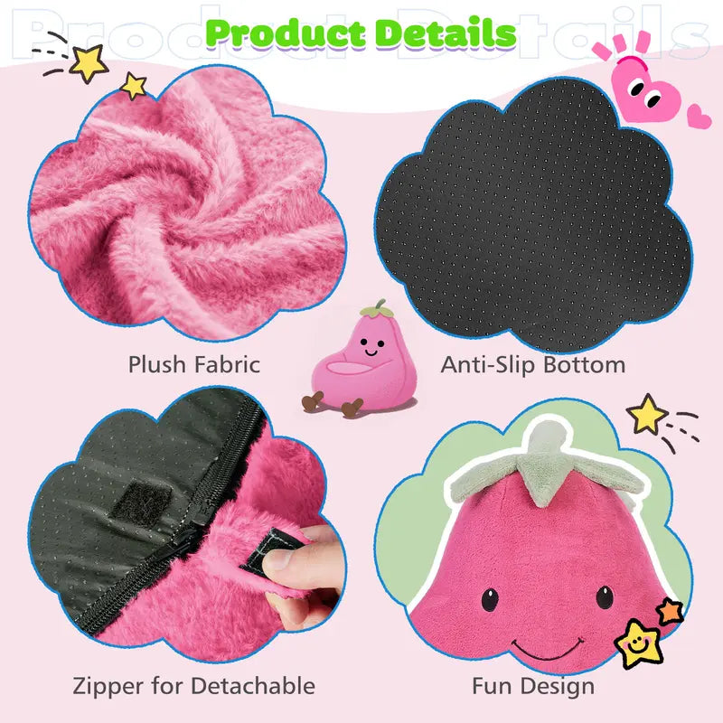 Memory Foam Bean Bag Chair Padded Cuddle Seat for Kids & Relaxing