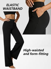 3-piece women’s wide-leg yoga pants set