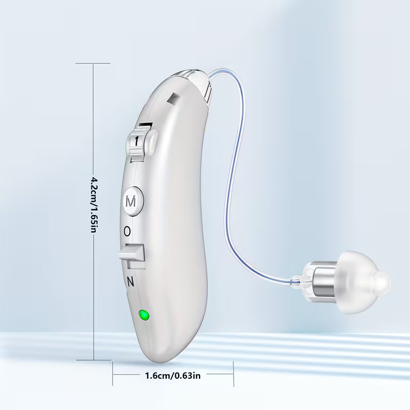 Rechargeable Hearing Aids for Seniors – Digital Noise-Canceling Sound Amplifiers