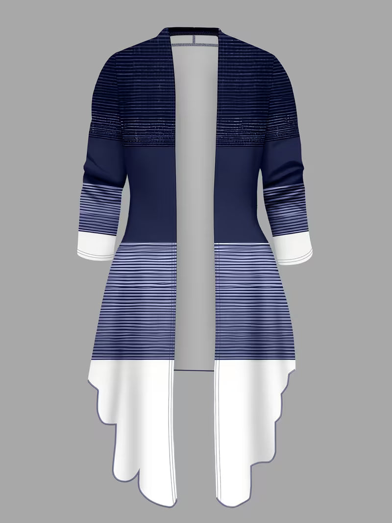 Women’s 3-piece printed cardigan suit set