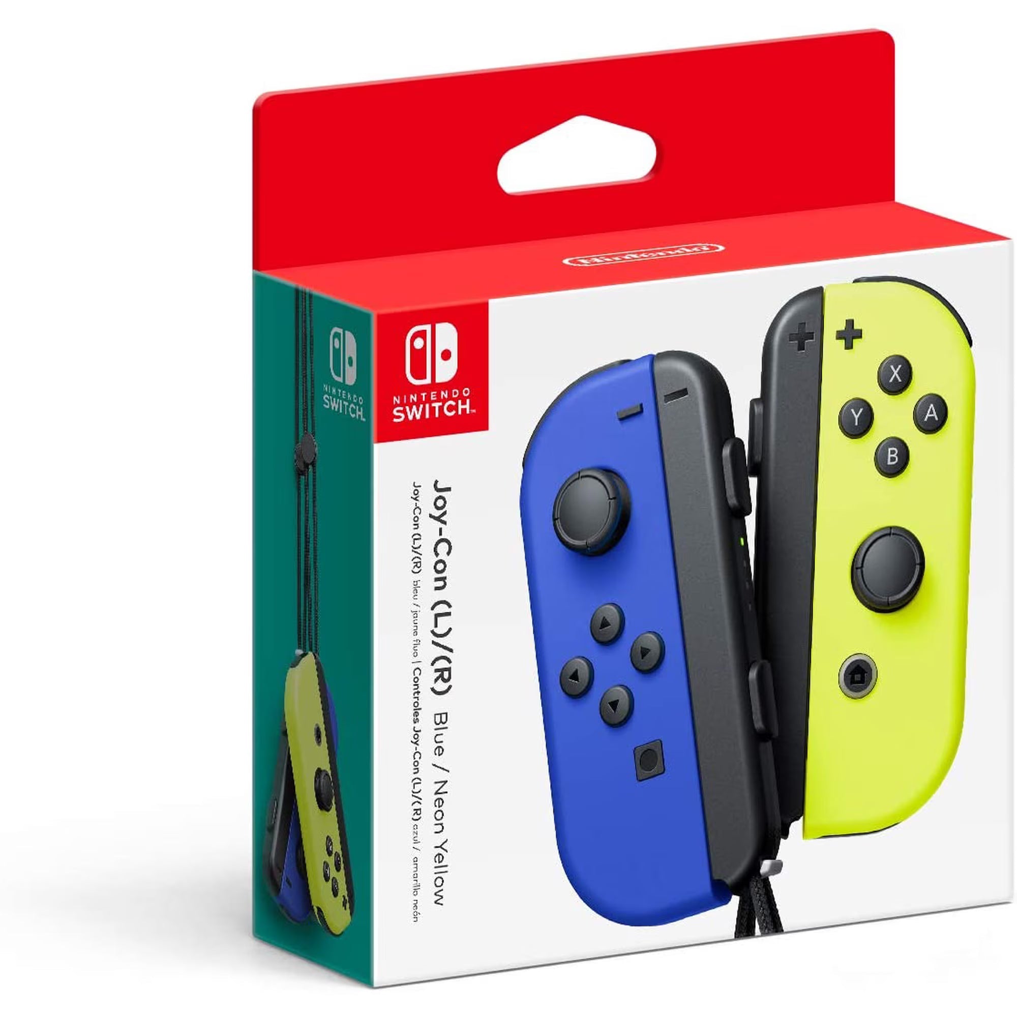 Nintendo Joy-Con (L/R) Wireless Controllers for Switch – Neon Blue / Neon Yellow