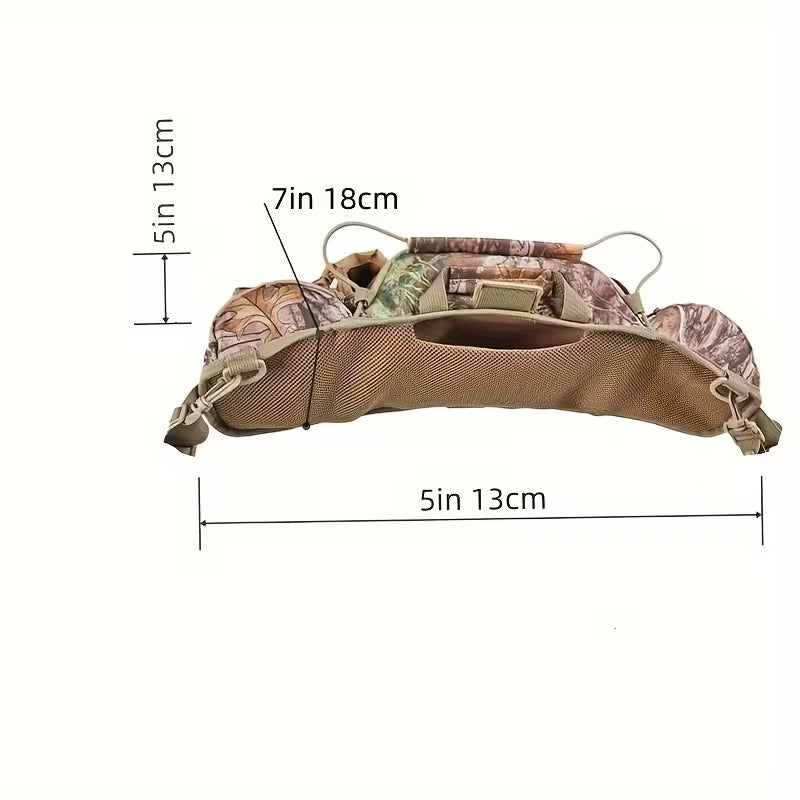 pack with 9 pockets and rifle holder