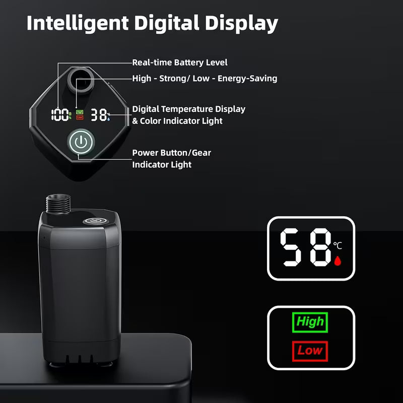 Portable rechargeable camping