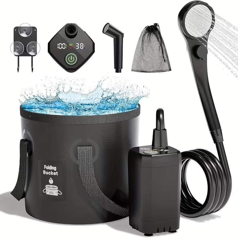 Portable rechargeable camping