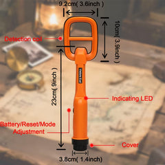 IP68 Waterproof Underwater Metal Detector – 100FT Submersible Detector for All Metals