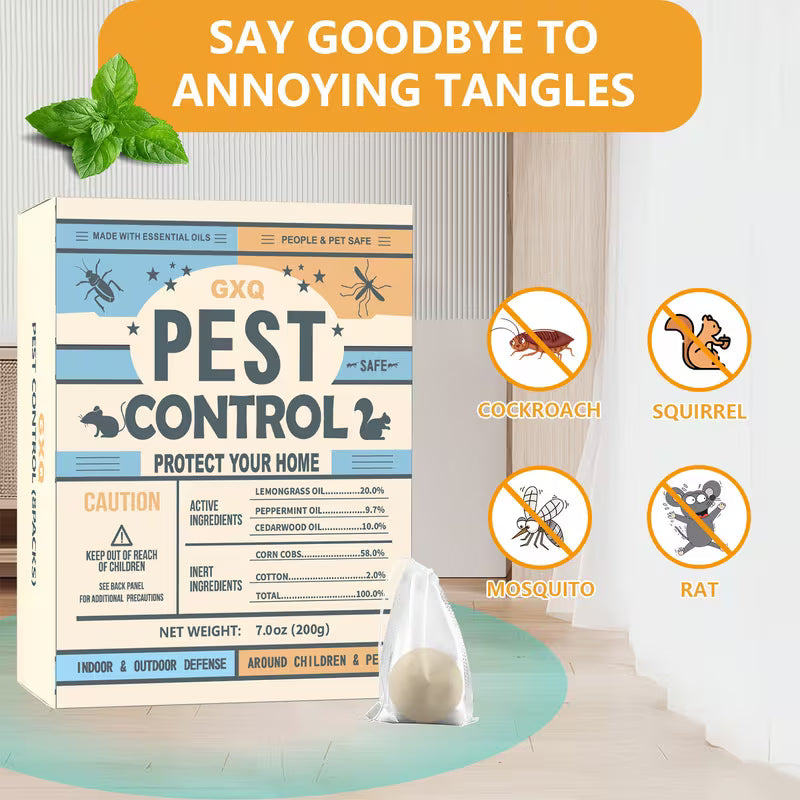 Peppermint Pest Repellent Sachets – Mice, Rats, Ants, Roaches & Mosquito Deterrent