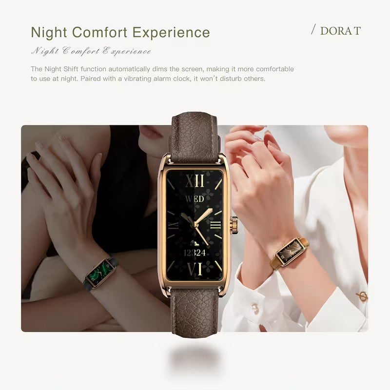 Women’s AMOLED fitness smartwatch with sports modes