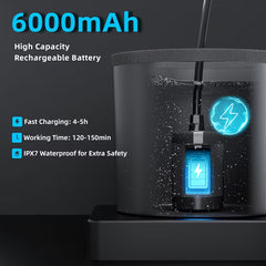 Portable rechargeable camping