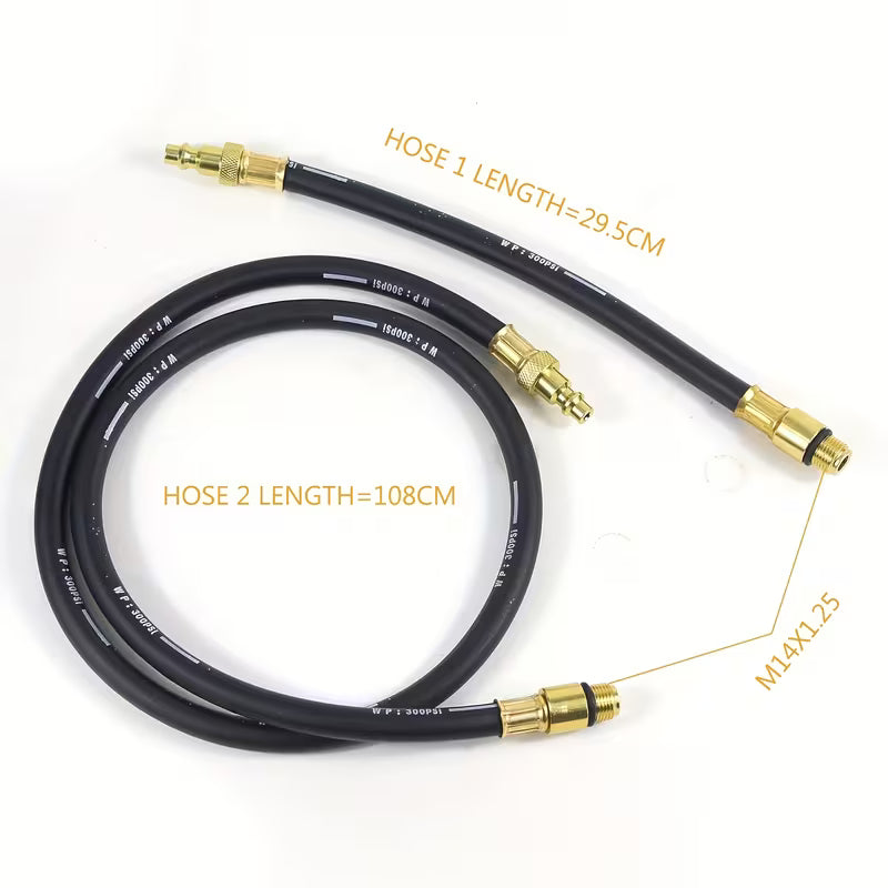 Engine compression and cylinder leak tester kit