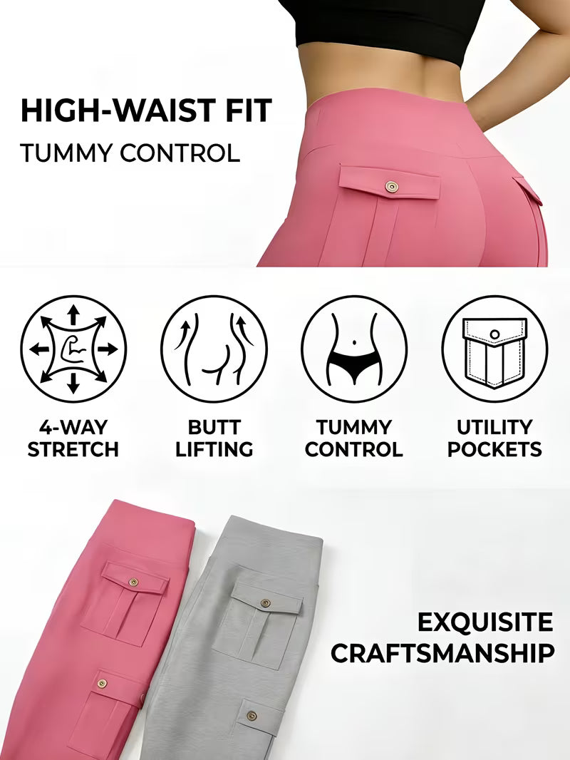 3-Pack Of Large Size Big Pocket Pants | Various Colors