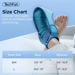 Night ankle splint with detachable gel ice pack
