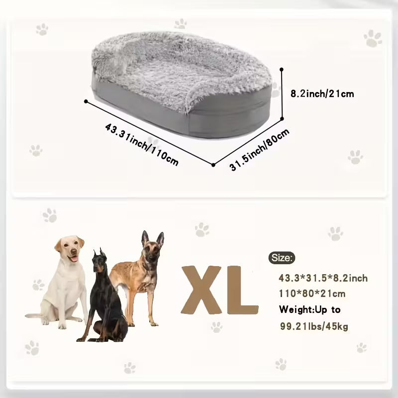Gimars Orthopedic Egg Foam Dog Bed – Ultra-Soft, Washable Cover for All Dog Sizes